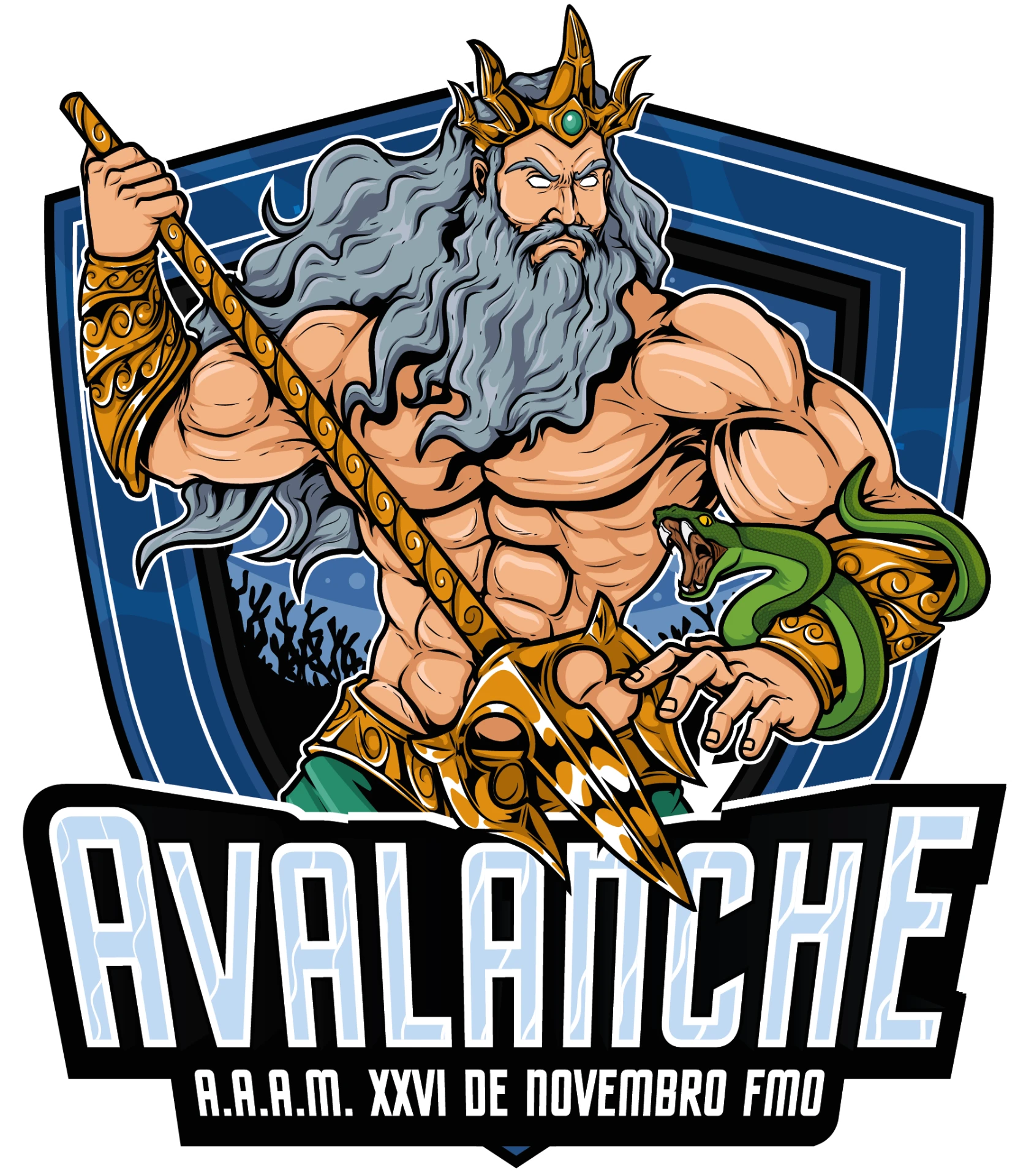 Escudo da atlética Avalanche